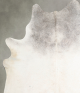 Ivory with Beige XX-Large Brazilian Cowhide Rug 8'4"H x 7'8"W #A54100 by Hudson Hides