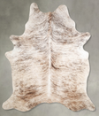 Light Brindle X-Large Brazilian Cowhide Rug 7'6"H x 6'0"W #A54103 by Hudson Hides