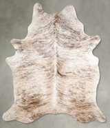 Light Brindle X-Large Brazilian Cowhide Rug 7'6"H x 6'0"W #A54103 by Hudson Hides