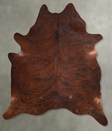 Dark Brindle XX-Large Brazilian Cowhide Rug 7'7"H x 6'8"W #A54108 by Hudson Hides