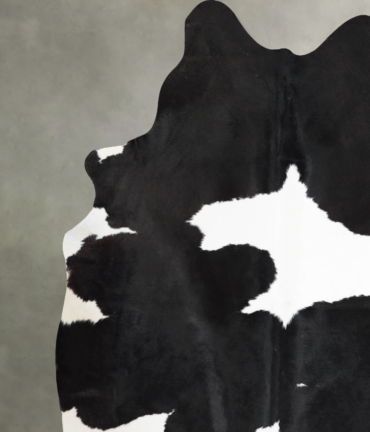 Black and White XX-Large Brazilian Cowhide Rug 8'4"H x 7'0"W #A54113 by Hudson Hides