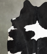 Black and White XX-Large Brazilian Cowhide Rug 8'4"H x 7'0"W #A54113 by Hudson Hides