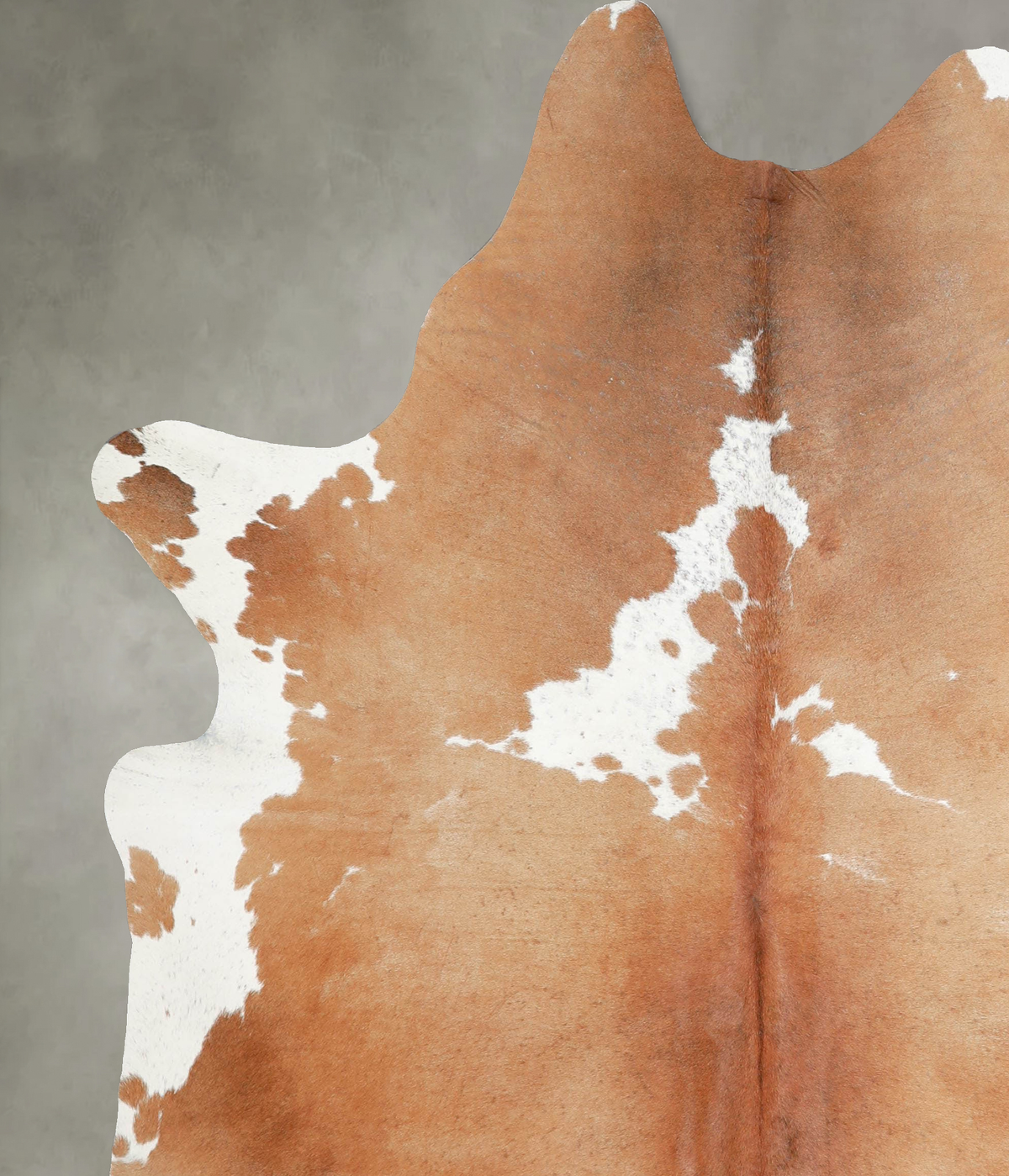 Brown and White X-Large Brazilian Cowhide Rug 7'5"H x 6'2"W #A54115 by Hudson Hides