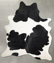 Black and White X-Large Brazilian Cowhide Rug 7'9"H x 6'1"W #A54124 by Hudson Hides