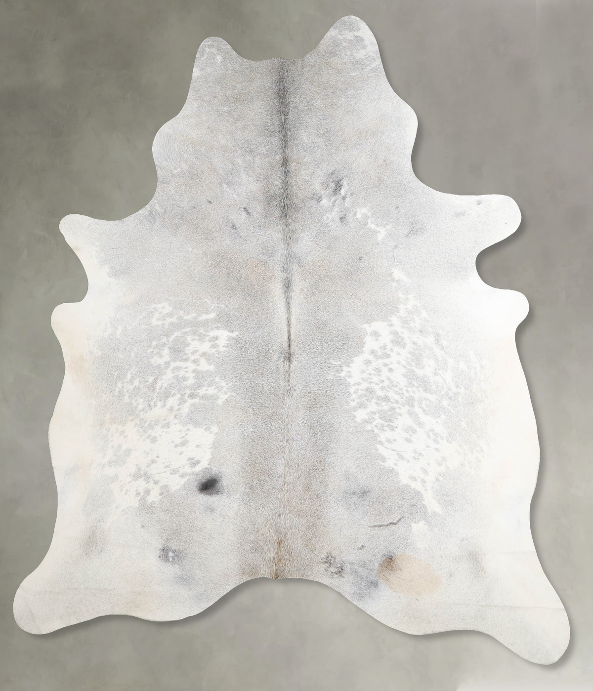 Grey with Beige Cowhide Rug #A54126