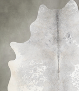 Grey with Beige XX-Large Brazilian Cowhide Rug 8'1"H x 7'1"W #A54126 by Hudson Hides