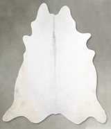 Light Grey XX-Large Brazilian Cowhide Rug 7'11"H x 8'0"W #A54128 by Hudson Hides