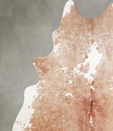 Brown and White XX-Large Brazilian Cowhide Rug 8'1"H x 6'5"W #A54129 by Hudson Hides