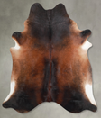 Warm Caramel X-Large Brazilian Cowhide Rug 7'0"H x 6'4"W #A54134 by Hudson Hides