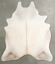 Ivory with Beige XX-Large Brazilian Cowhide Rug 8'0"H x 6'4"W #A54137 by Hudson Hides