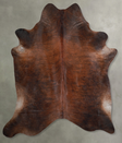 Dark Brindle XX-Large Brazilian Cowhide Rug 7'10"H x 7'2"W #A54138 by Hudson Hides