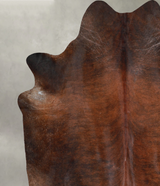 Dark Brindle XX-Large Brazilian Cowhide Rug 7'10"H x 7'2"W #A54138 by Hudson Hides