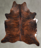 Dark Brindle XX-Large Brazilian Cowhide Rug 8'5"H x 7'0"W #A54139 by Hudson Hides