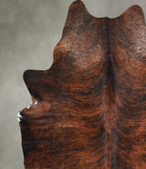 Dark Brindle XX-Large Brazilian Cowhide Rug 8'5"H x 7'0"W #A54139 by Hudson Hides