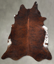 Dark Brindle XX-Large Brazilian Cowhide Rug 7'2"H x 7'0"W #A54141 by Hudson Hides