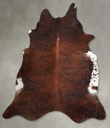 Dark Brindle XX-Large Brazilian Cowhide Rug 7'2"H x 7'0"W #A54141 by Hudson Hides