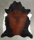 Warm Caramel X-Large Brazilian Cowhide Rug 7'1"H x 6'10"W #A54145 by Hudson Hides