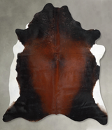 Warm Caramel X-Large Brazilian Cowhide Rug 7'1"H x 6'10"W #A54145 by Hudson Hides