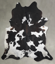 Chocolate and White XX-Large Brazilian Cowhide Rug 8'3"H x 7'4"W #A54148 by Hudson Hides