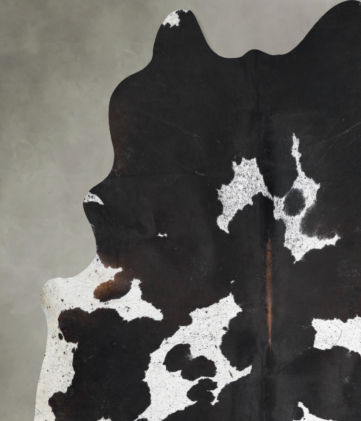 Chocolate and White XX-Large Brazilian Cowhide Rug 8'3"H x 7'4"W #A54148 by Hudson Hides