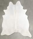 Light Grey X-Large Brazilian Cowhide Rug 7'2"H x 6'4"W #A54152 by Hudson Hides