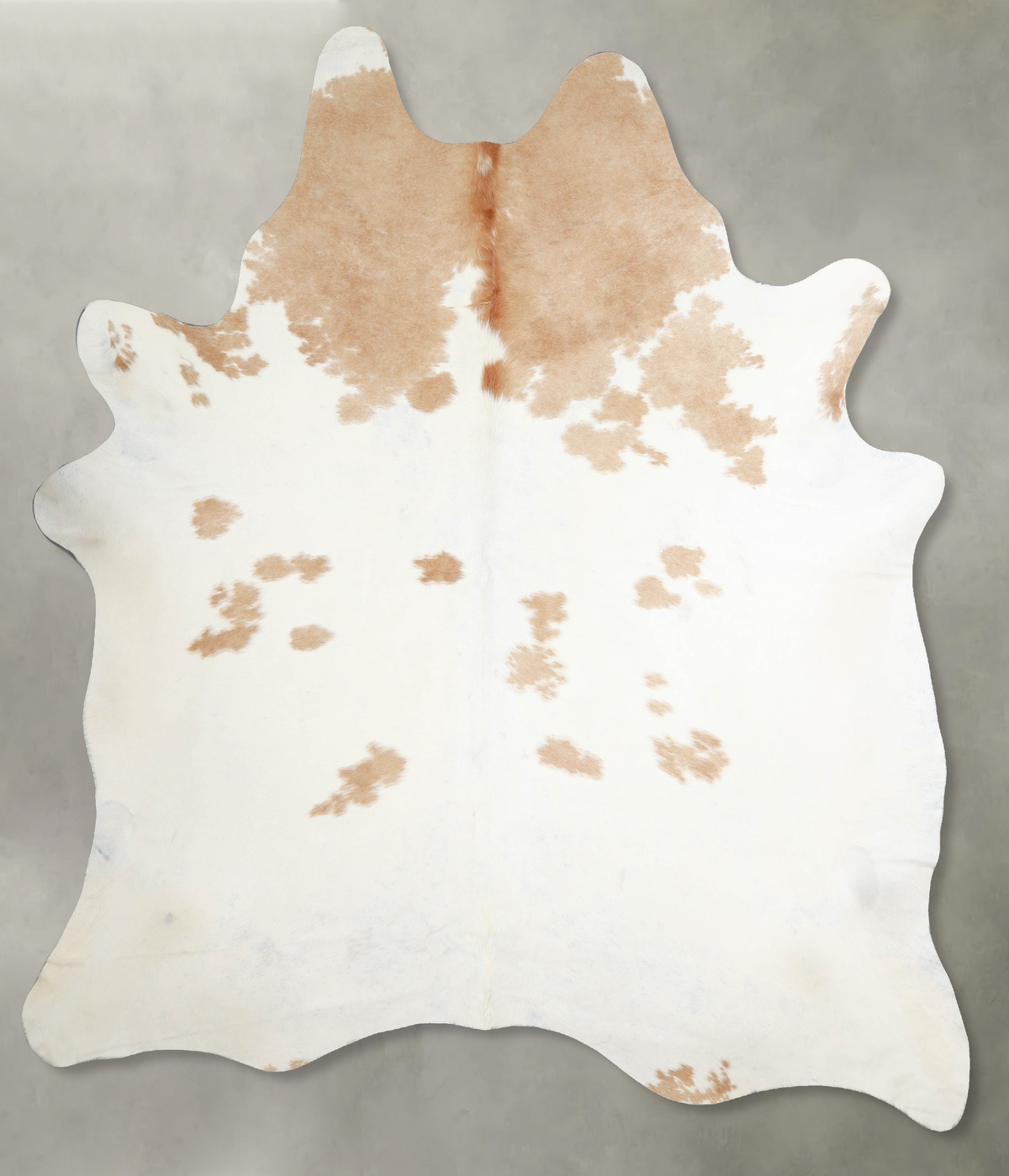 Beige and White Cowhide Rug #A54156