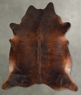 Dark Brindle XX-Large Brazilian Cowhide Rug 7'9"H x 6'9"W #A54159 by Hudson Hides