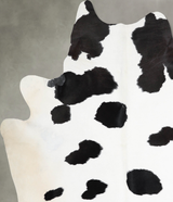 Black and White X-Large Brazilian Cowhide Rug 7'7"H x 6'4"W #A54160 by Hudson Hides