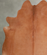 Solid Brown XX-Large Brazilian Cowhide Rug 7'7"H x 6'8"W #A54164 by Hudson Hides