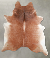 Solid Brown X-Large Brazilian Cowhide Rug 7'5"H x 6'4"W #A54165 by Hudson Hides