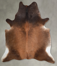 Warm Caramel XX-Large Brazilian Cowhide Rug 7'6"H x 6'9"W #A54166 by Hudson Hides