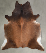 Warm Caramel XX-Large Brazilian Cowhide Rug 7'6"H x 6'9"W #A54166 by Hudson Hides