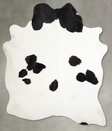 Black and White X-Large Brazilian Cowhide Rug 7'2"H x 6'0"W #A54167 by Hudson Hides