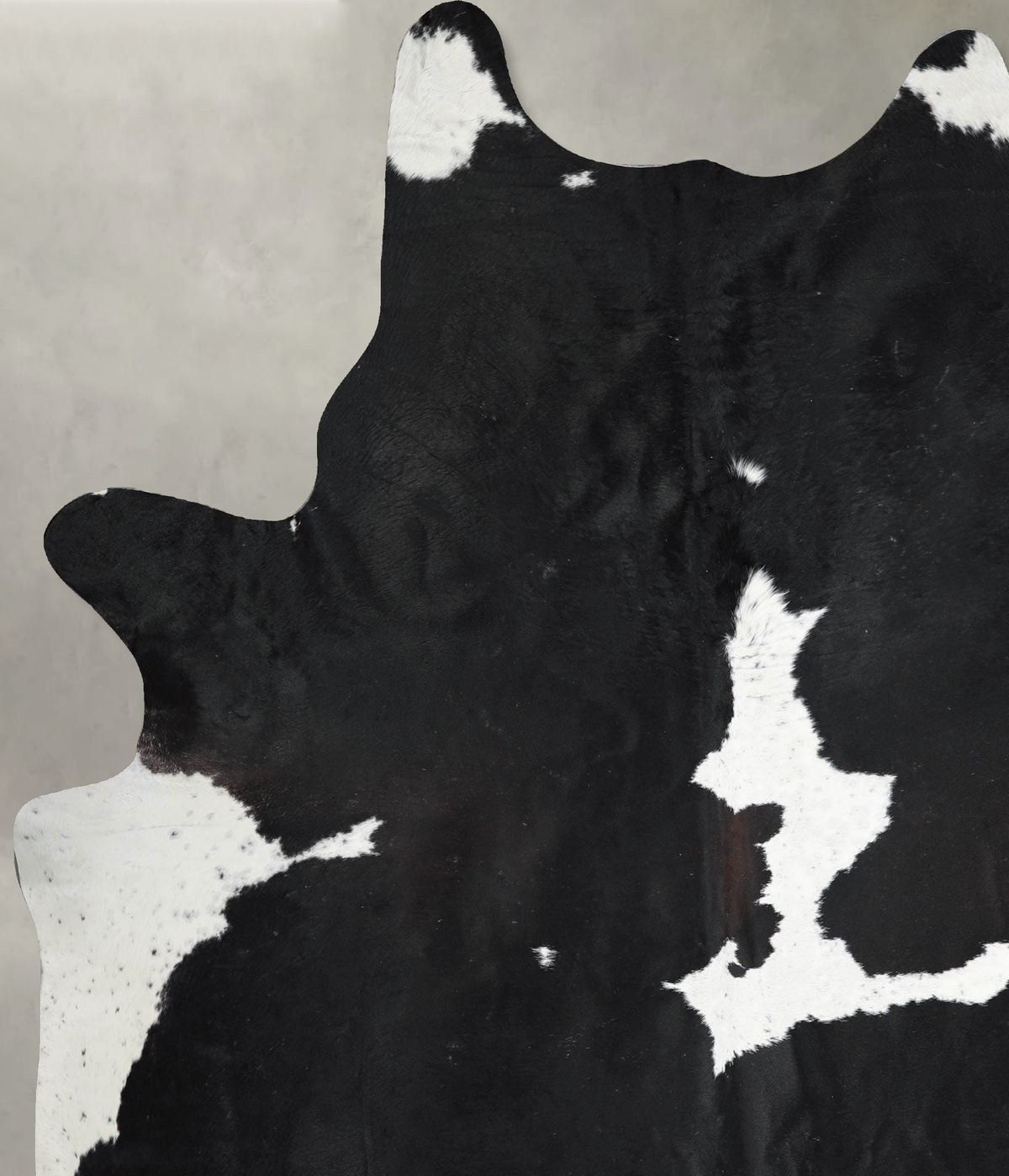 Black and White XX-Large Brazilian Cowhide Rug 8'3"H x 6'10"W #A54170 by Hudson Hides