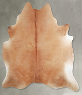 Solid Brown XX-Large Brazilian Cowhide Rug 8'1"H x 6'10"W #A54172 by Hudson Hides