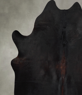 Chocolate X-Large Brazilian Cowhide Rug 7'3"H x 6'7"W #A54177 by Hudson Hides