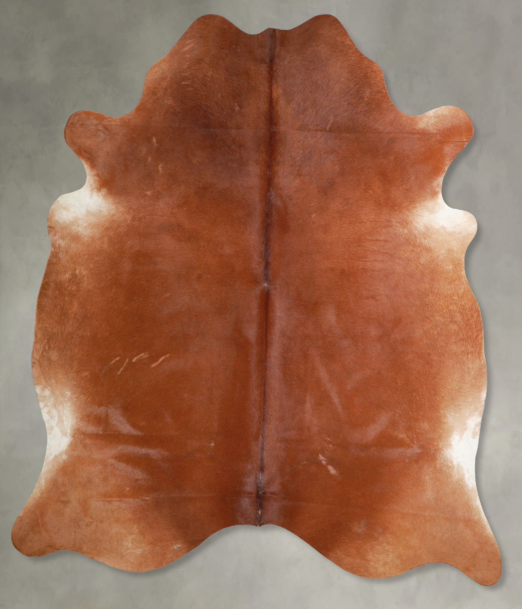 Solid Brown Cowhide Rug #A54178