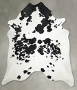 Black and White XX-Large Brazilian Cowhide Rug 7'8"H x 7'0"W #A54181 by Hudson Hides