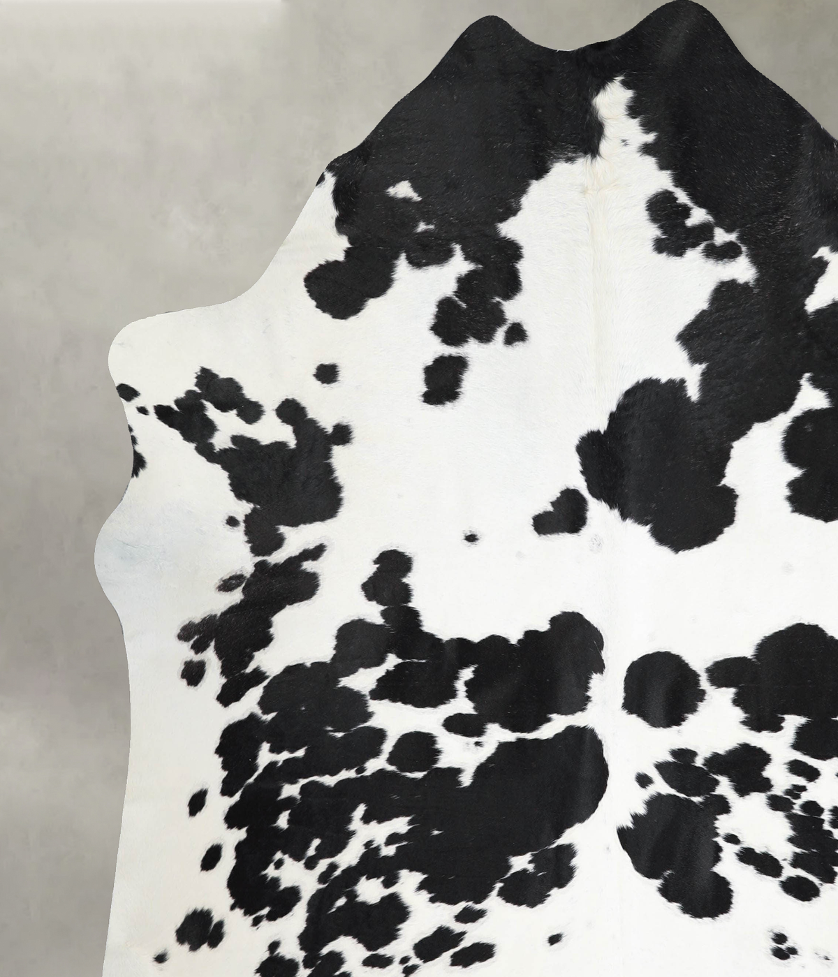 Black and White XX-Large Brazilian Cowhide Rug 7'8"H x 7'0"W #A54181 by Hudson Hides