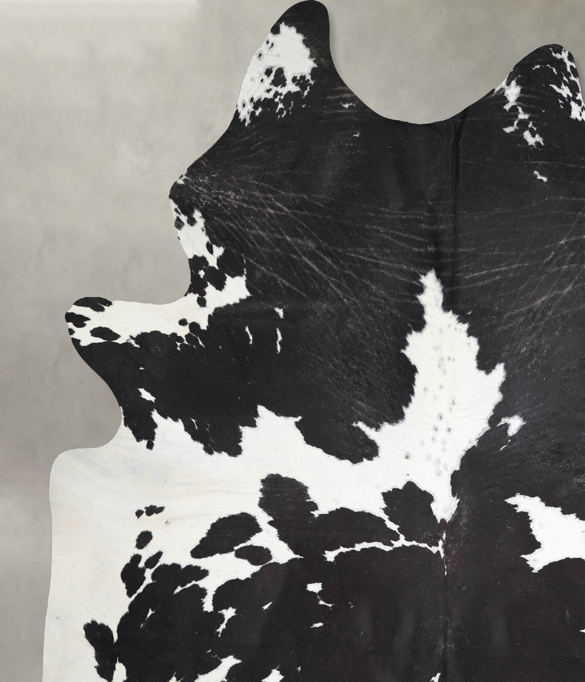 Black and White XX-Large Brazilian Cowhide Rug 8'6"H x 6'11"W #A54182 by Hudson Hides