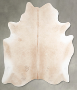 Beige X-Large Brazilian Cowhide Rug 6'6"H x 6'2"W #A54186 by Hudson Hides