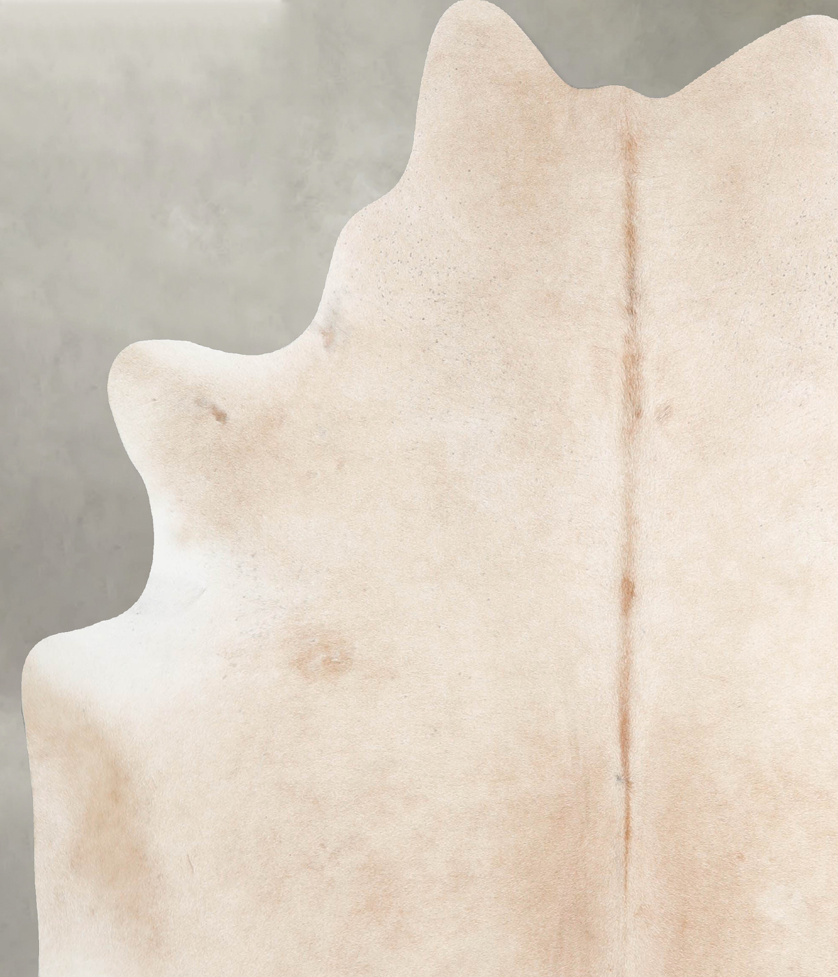 Beige X-Large Brazilian Cowhide Rug 6'6"H x 6'2"W #A54186 by Hudson Hides