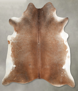 Warm Caramel X-Large Brazilian Cowhide Rug 6'11"H x 6'7"W #A54190 by Hudson Hides