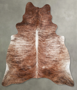 Medium Brindle XX-Large Brazilian Cowhide Rug 8'5"H x 7'2"W #A54191 by Hudson Hides