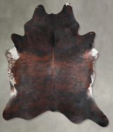 Dark Brindle XX-Large Brazilian Cowhide Rug 8'7"H x 7'5"W #A54195 by Hudson Hides
