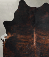 Dark Brindle XX-Large Brazilian Cowhide Rug 8'2"H x 6'10"W #A54196 by Hudson Hides