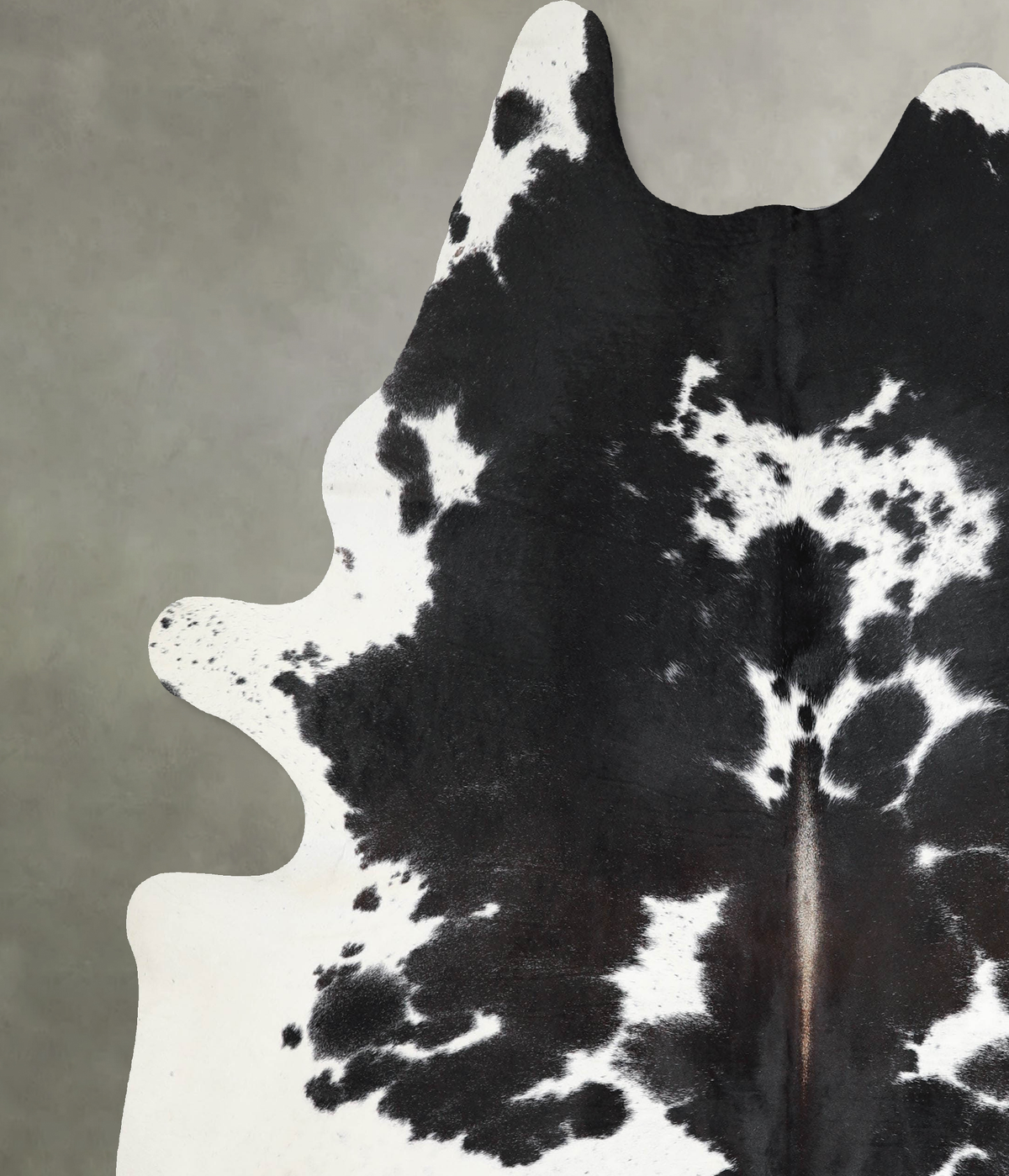 Black and White XX-Large Brazilian Cowhide Rug 8'4"H x 6'9"W #A54197 by Hudson Hides