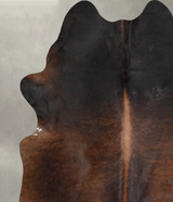 Dark Brindle X-Large Brazilian Cowhide Rug 7'7"H x 6'6"W #A54204 by Hudson Hides