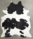 Black and White XX-Large Brazilian Cowhide Rug 8'2"H x 6'2"W #A54205 by Hudson Hides