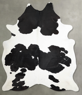 Black and White XX-Large Brazilian Cowhide Rug 8'2"H x 6'2"W #A54205 by Hudson Hides